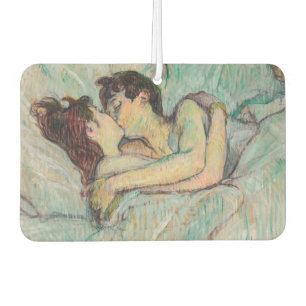 Toulouse-Lautrec - In Bed, The Kiss Car Air Freshener