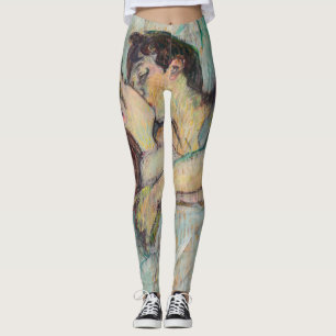 Toulouse-Lautrec - In Bed, The Kiss Leggings