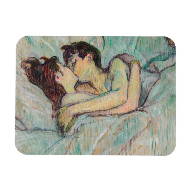 Toulouse-Lautrec - In Bed, The Kiss Magnet (Horizontal)