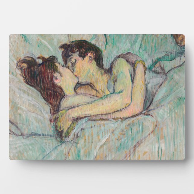 Toulouse-Lautrec - In Bed, The Kiss Plaque (Front)
