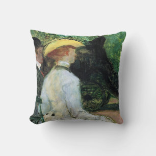 Toulouse-Lautrec - In the Boise de Boulogne, Cushion