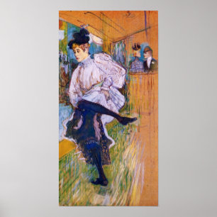 Toulouse-Lautrec - Jane Avril dances Poster