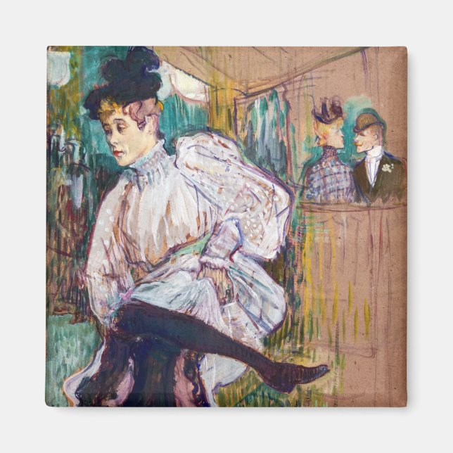 Toulouse-Lautrec - Jane Avril Dancing Magnet (Front)