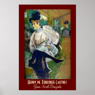 Toulouse-Lautrec: Jane Avril Danzante Poster
