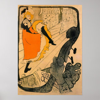 Toulouse-Lautrec - Jane Avril Poster