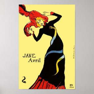 Toulouse Lautrec  - Jane Avril Poster