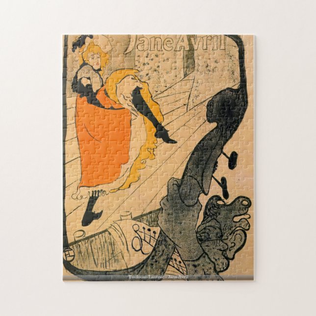 Toulouse-Lautrec - Jane Avril puzzle (Vertical)