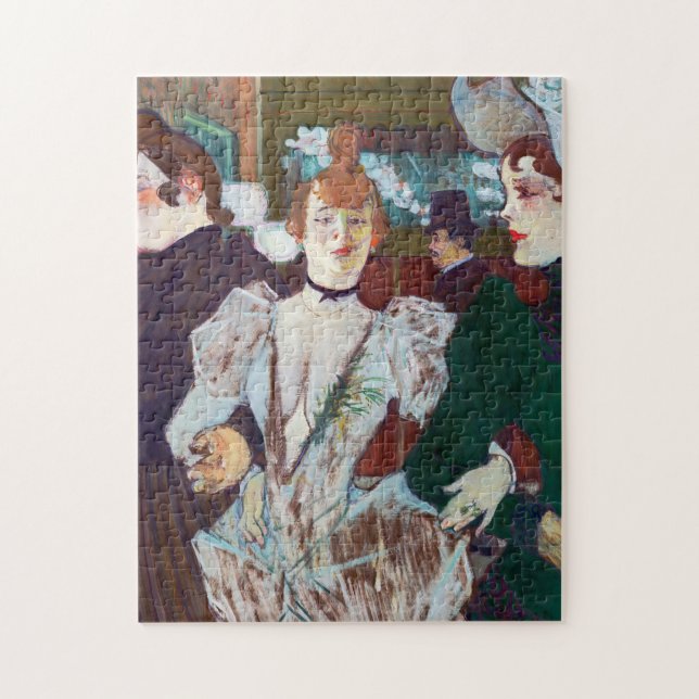 Toulouse-Lautrec - La Goulue Arriving at the Rouge Jigsaw Puzzle (Vertical)