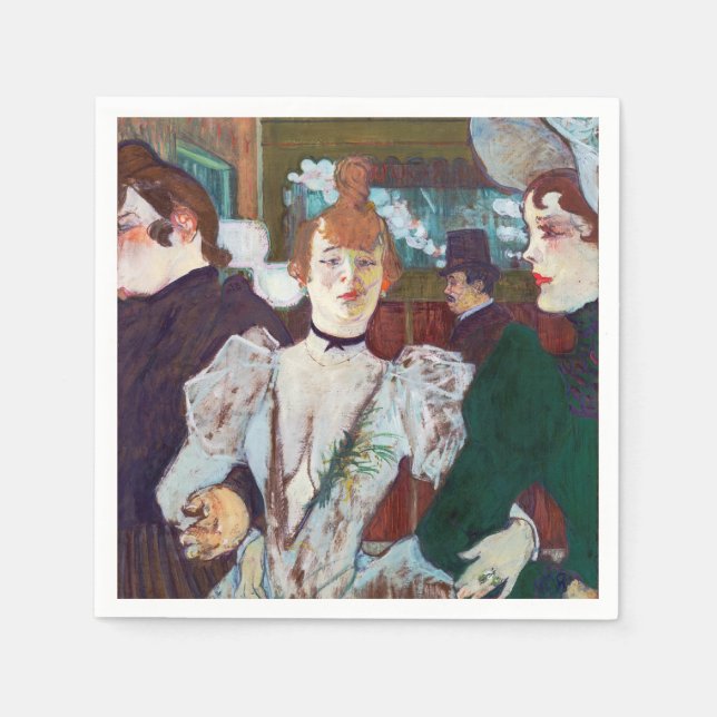 Toulouse-Lautrec - La Goulue Arriving at the Rouge Napkin (Front)