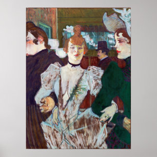 Toulouse-Lautrec - La Goulue Arriving at the Rouge Poster