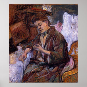 Toulouse-Lautrec - La Toilette Madame Fabre 1891 Poster