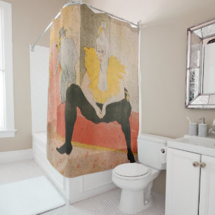 Toulouse-Lautrec - Mademoiselle Cha-u-kao Seated Shower Curtain