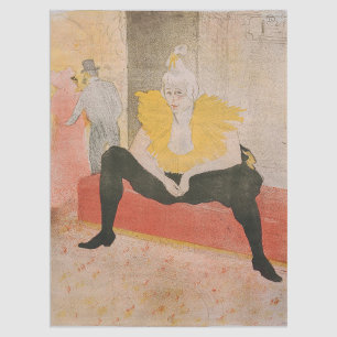 Toulouse-Lautrec - Mademoiselle Cha-u-kao Seated Tissue Paper