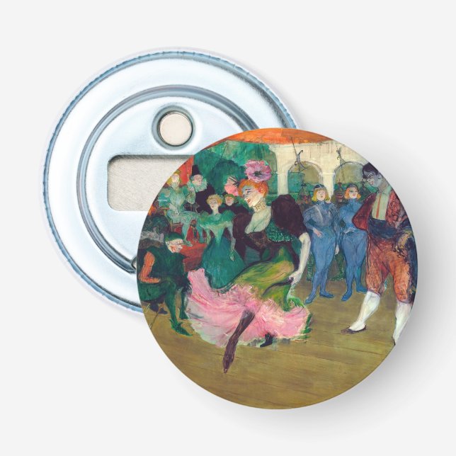Toulouse-Lautrec - Marcelle Lender, Dancing Bolero Bottle Opener (Front)