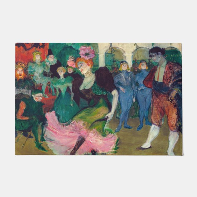 Toulouse-Lautrec - Marcelle Lender, Dancing Bolero Doormat (Front)