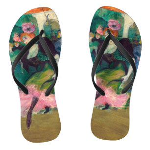 Toulouse-Lautrec - Marcelle Lender, Dancing Bolero Flip Flops