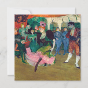 Toulouse-Lautrec - Marcelle Lender, Dancing Bolero Invitation