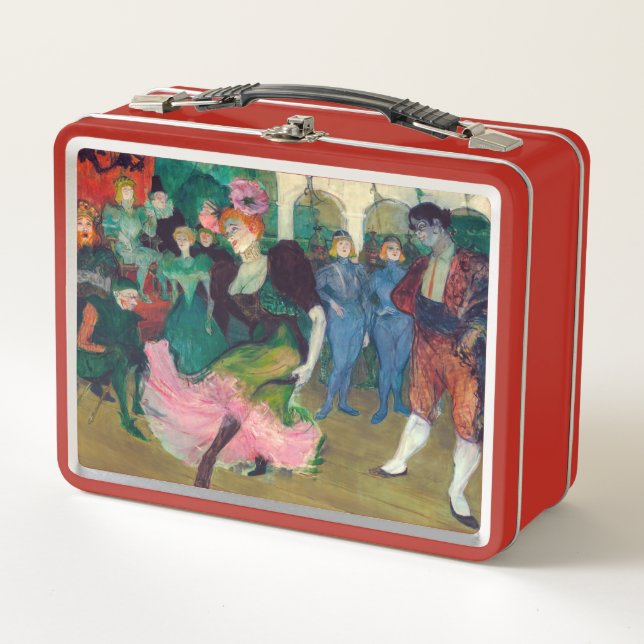 Toulouse-Lautrec - Marcelle Lender, Dancing Bolero Metal Lunch Box (Front)