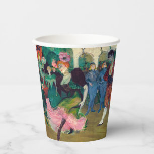 Toulouse-Lautrec - Marcelle Lender, Dancing Bolero Paper Cups
