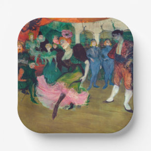 Toulouse-Lautrec - Marcelle Lender, Dancing Bolero Paper Plate