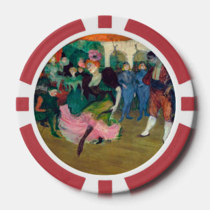 Toulouse-Lautrec - Marcelle Lender, Dancing Bolero Poker Chips