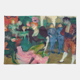 Toulouse-Lautrec - Marcelle Lender, Dancing Bolero Tea Towel