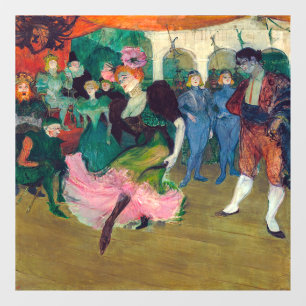 Toulouse-Lautrec - Marcelle Lender, Dancing Bolero Window Cling