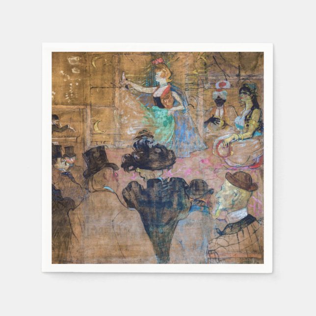Toulouse-Lautrec - Moorish Dance / The Almehs Napkin (Front)