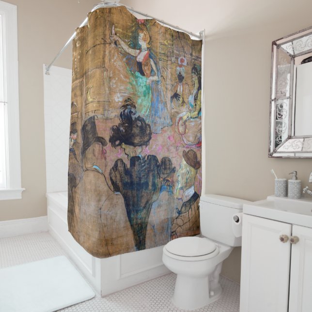Toulouse-Lautrec - Moorish Dance / The Almehs Shower Curtain (In Situ)