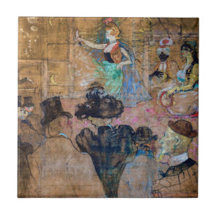 Toulouse-Lautrec - Moorish Dance / The Almehs Tile