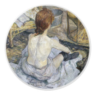 Toulouse-Lautrec - Rousse / La Toilette Ceramic Knob