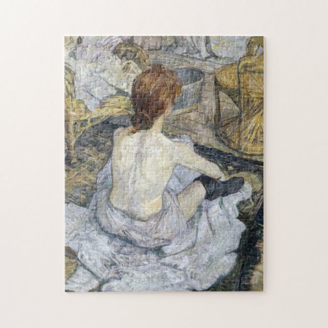 Toulouse-Lautrec - Rousse / Toilet Jigsaw Puzzle (Vertical)