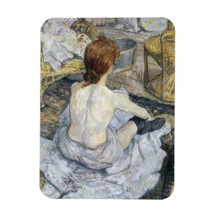 Toulouse-Lautrec - Rousse / Toilet Magnet