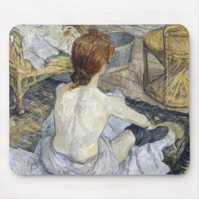 Toulouse-Lautrec - Rousse / Toilet Mouse Mat (Front)