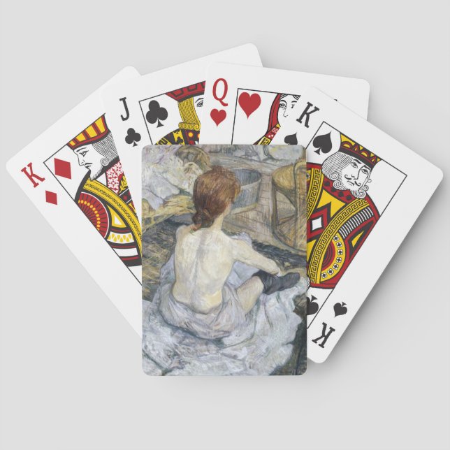 Toulouse-Lautrec - Rousse / Toilet Playing Cards (Back)