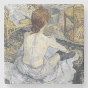 Toulouse-Lautrec - Rousse / Toilet Stone Coaster