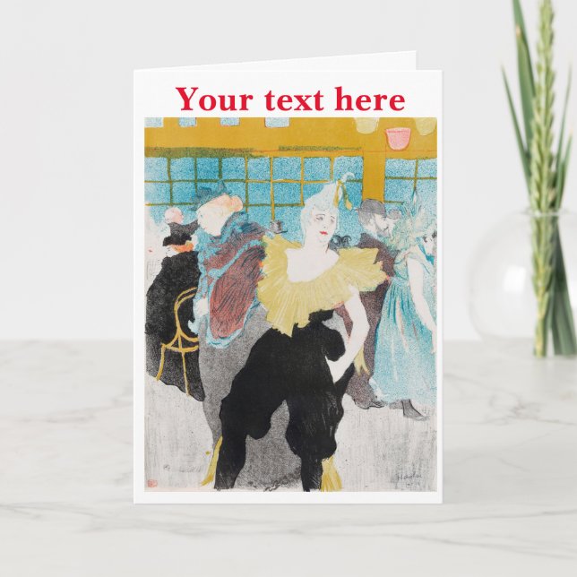 Toulouse–Lautrec Thank You Card (Front)