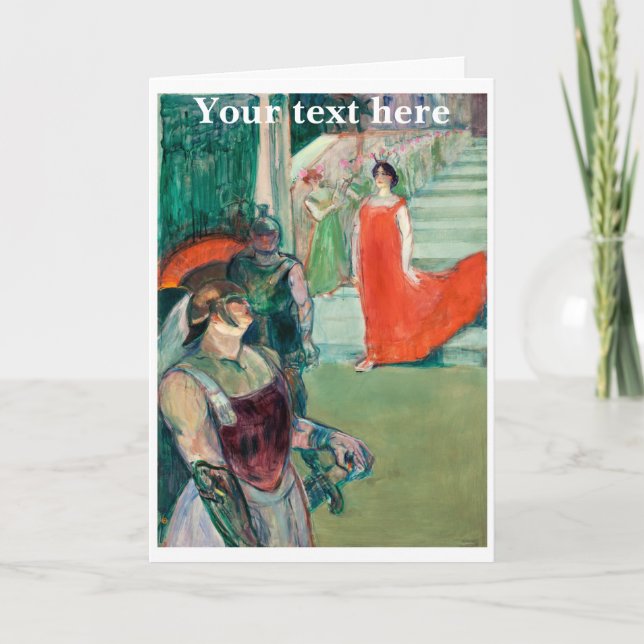 Toulouse–Lautrec Thank You Card (Front)