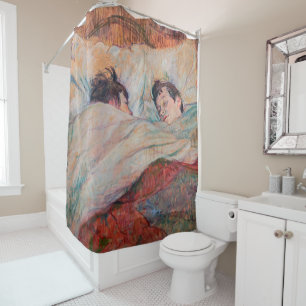 Toulouse-Lautrec - The Bed Shower Curtain