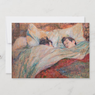 Toulouse-Lautrec - The Bed Thank You Card