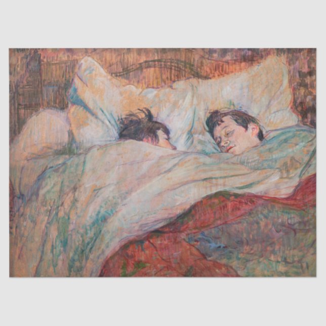 Toulouse-Lautrec - The Bed Tissue Paper (Front)