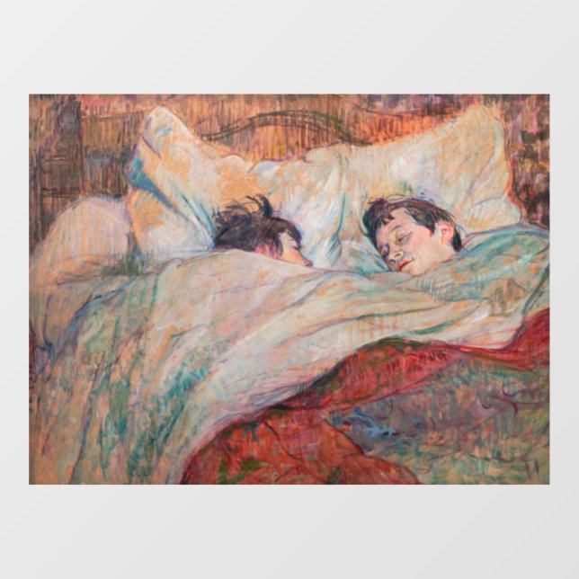 Toulouse-Lautrec - The Bed Window Cling (Sheet)