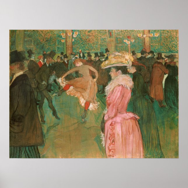 Toulouse-Lautrec - The Dance Poster (Front)