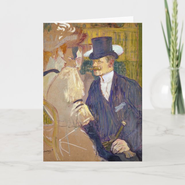 Toulouse-Lautrec - The Englishman at the Rouge Card (Front)