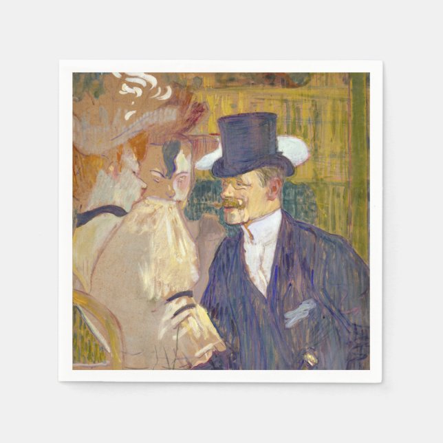Toulouse-Lautrec - The Englishman at the Rouge Napkin (Front)