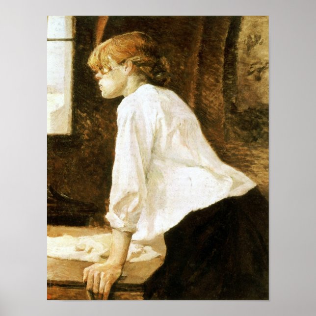 Toulouse-Lautrec - The Laundress Poster (Front)