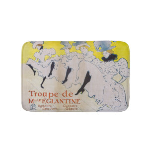 Toulouse-Lautrec - Troupe de Mlle Eglantine Bath Mat