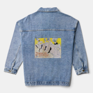 Toulouse-Lautrec - Troupe de Mlle Eglantine Denim Jacket