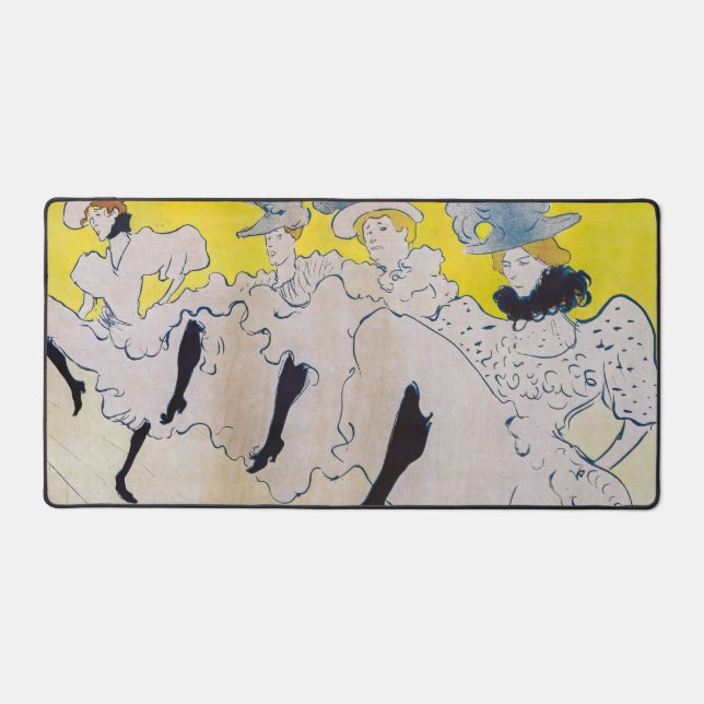Toulouse-Lautrec - Troupe de Mlle Eglantine Desk Mat (Front)