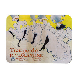 Toulouse-Lautrec - Troupe de Mlle Eglantine Magnet